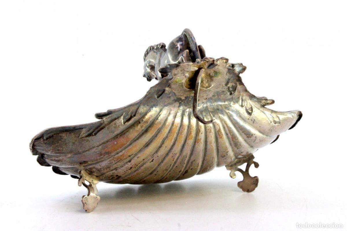Antig&uuml;edades: Soporte para anillos de plata - Foto 2
