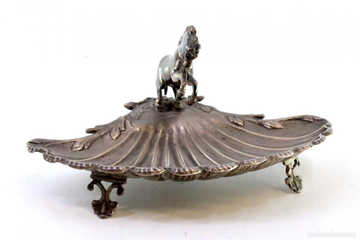 Antig&uuml;edades: Soporte para anillos de plata - Foto 6