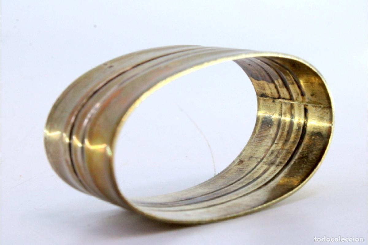 Antig&uuml;edades: Anillo para servilletas de plata - Foto 2