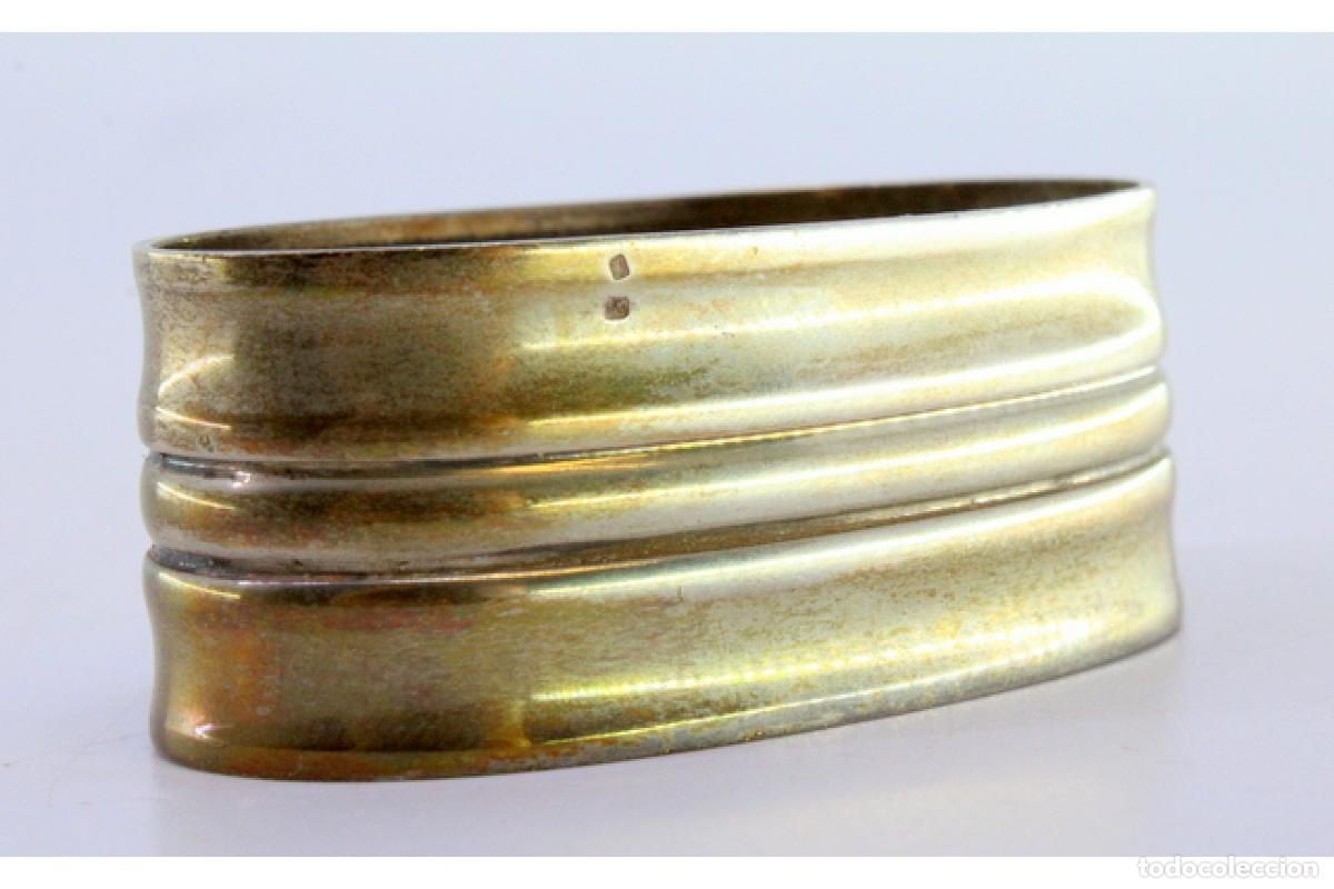 Antig&uuml;edades: Anillo para servilletas de plata - Foto 3