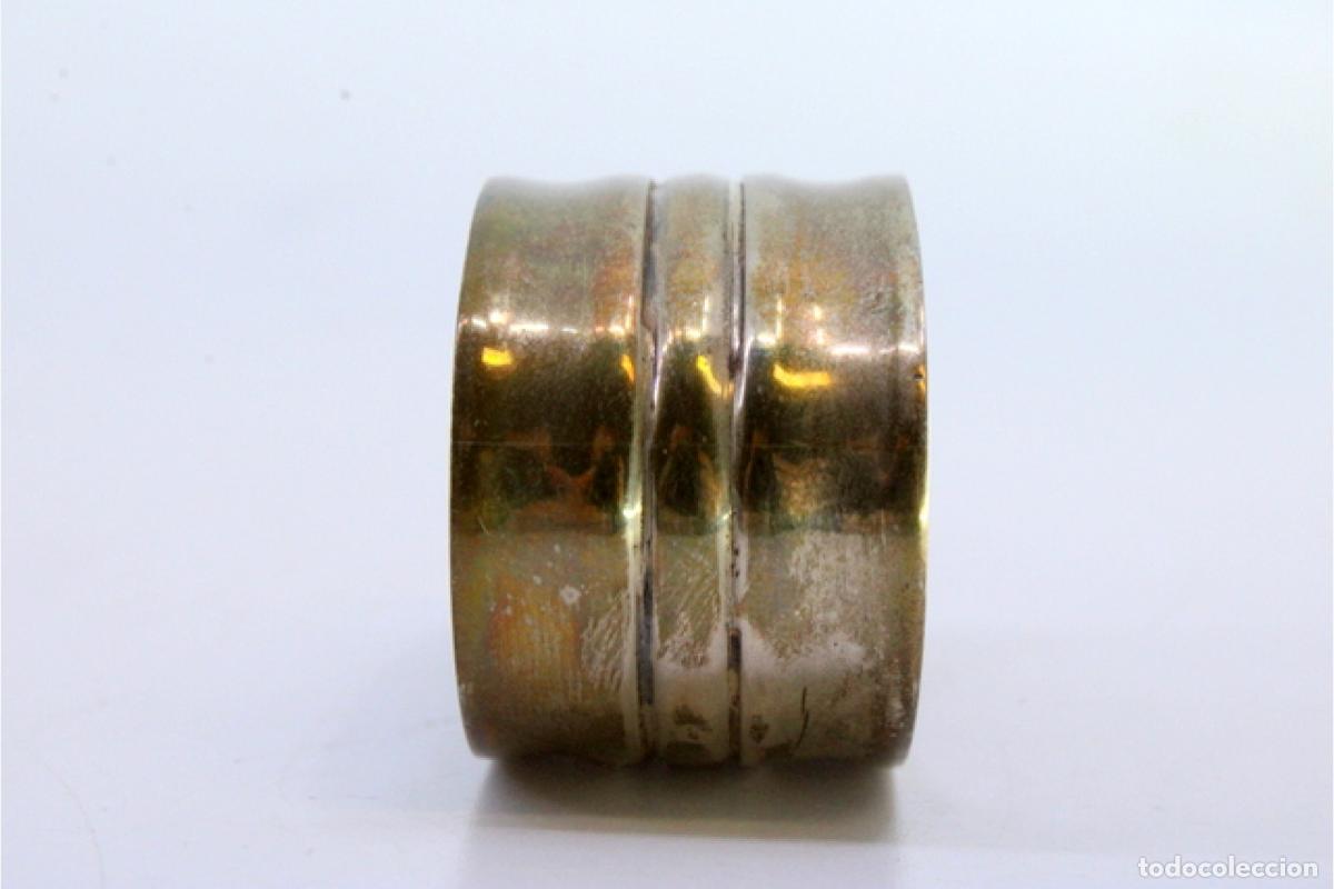 Antig&uuml;edades: Anillo para servilletas de plata - Foto 6