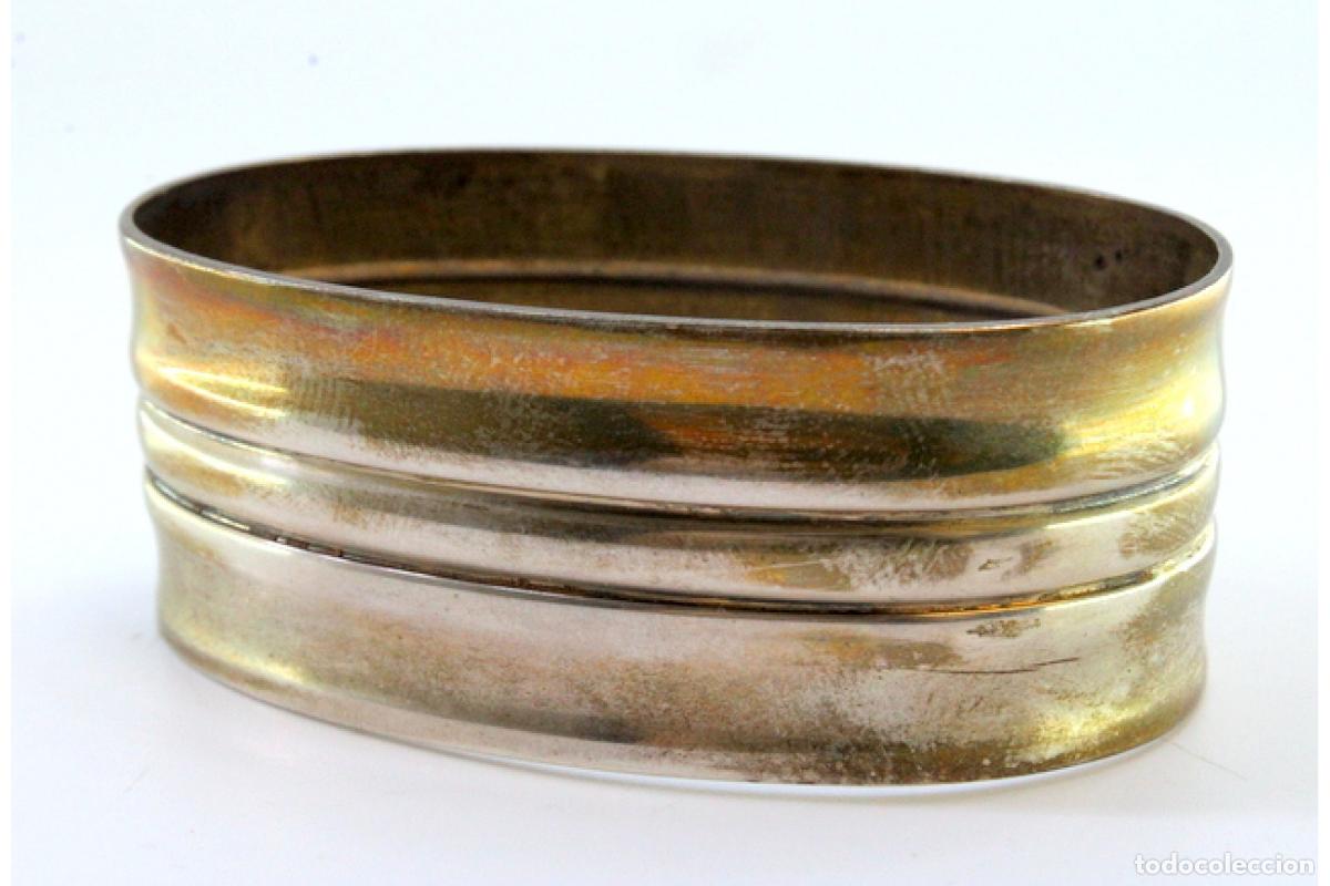 Antig&uuml;edades: Anillo para servilletas de plata - Foto 7