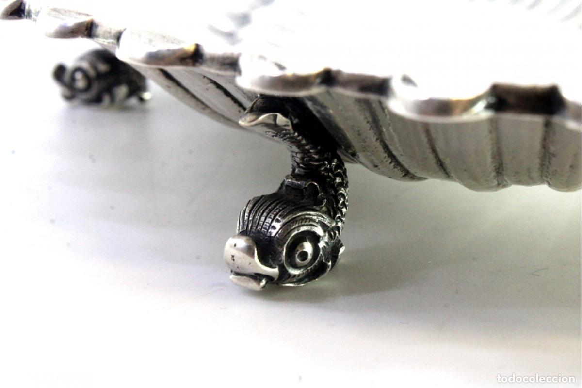 Antig&uuml;edades: Soporte para anillos de plata - Foto 5