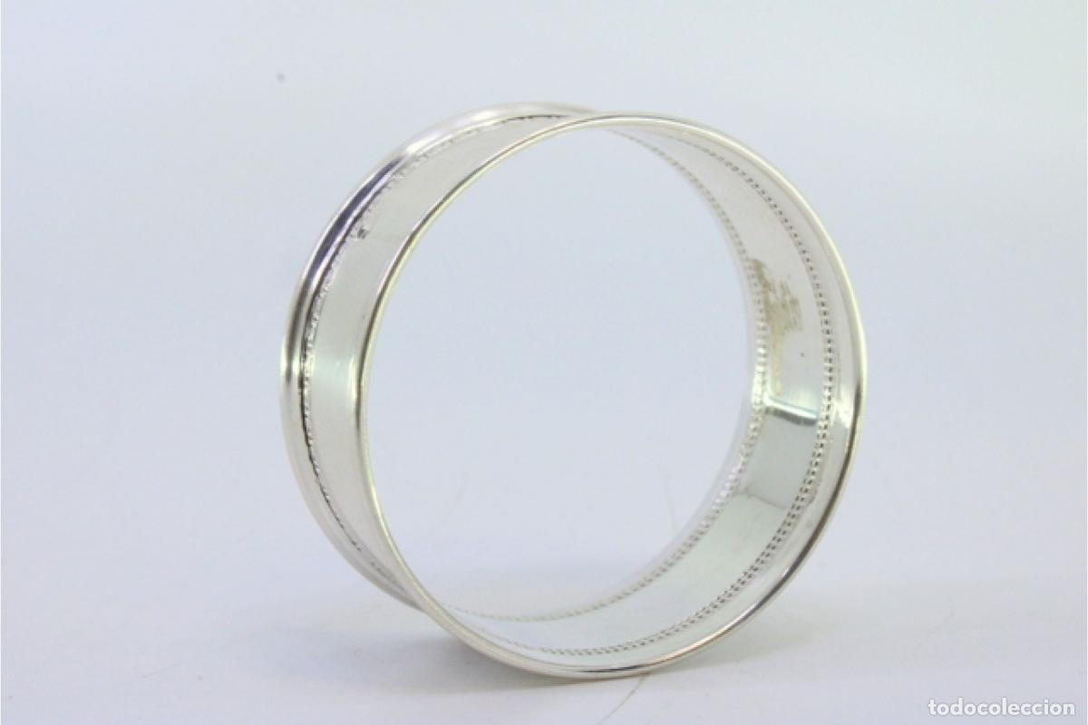 Antig&uuml;edades: Anillo para servilletas de plata - Foto 4