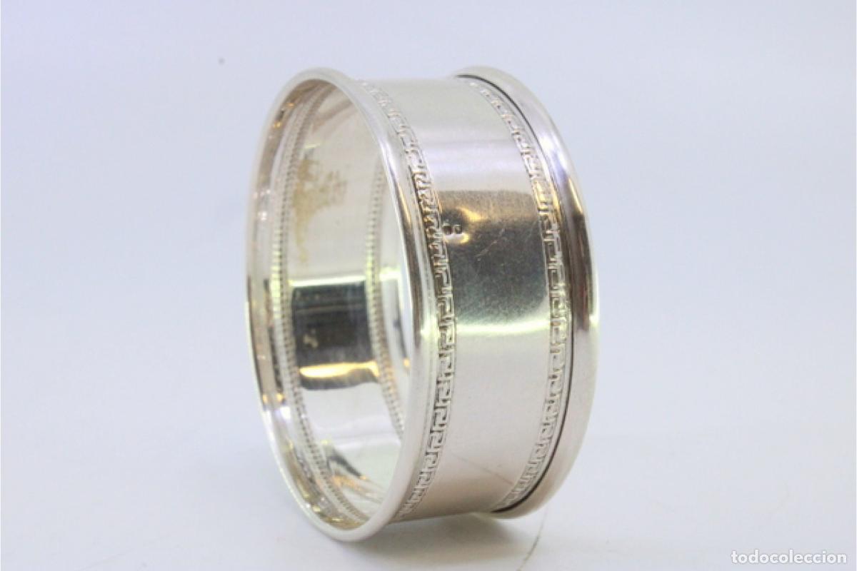 Antig&uuml;edades: Anillo para servilletas de plata - Foto 7