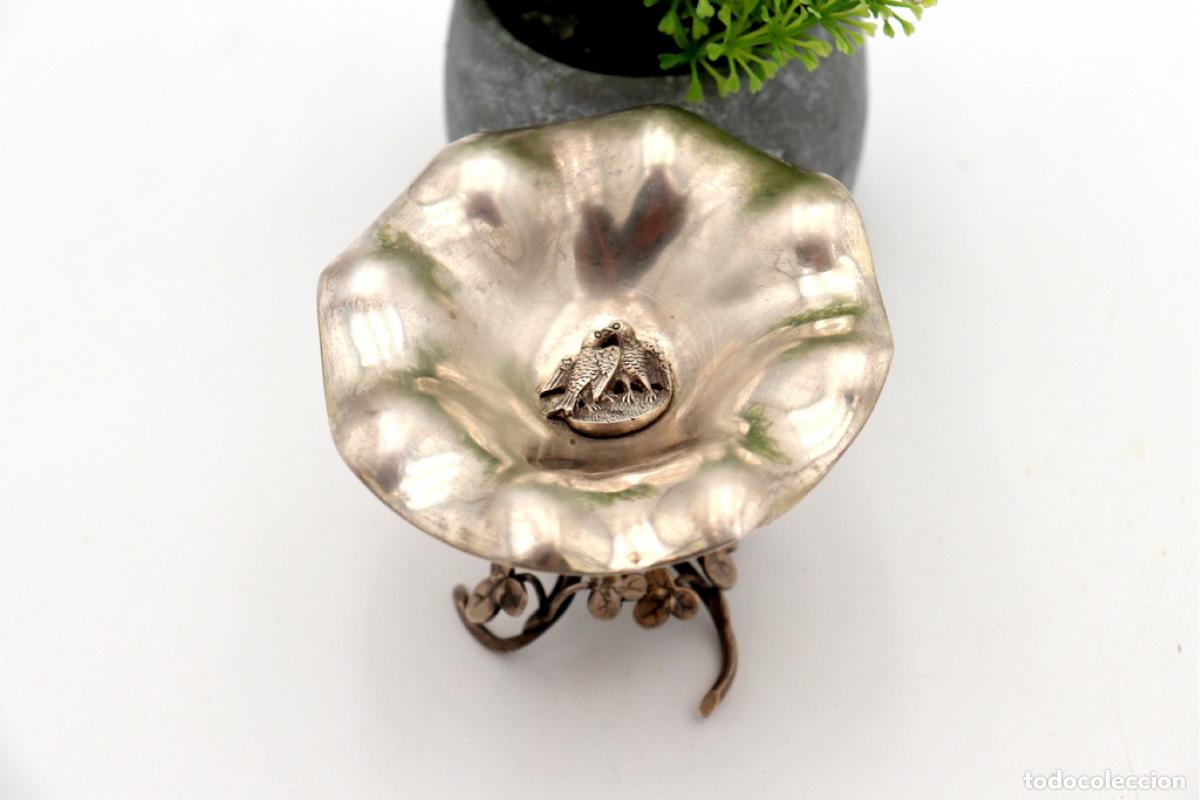 Antig&uuml;edades: Soporte para anillos de plata - Foto 3