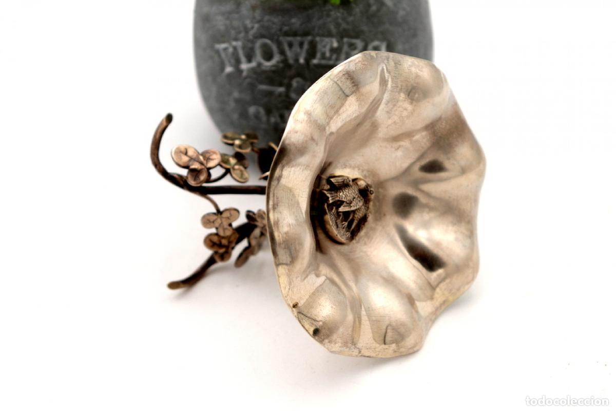 Antig&uuml;edades: Soporte para anillos de plata - Foto 5
