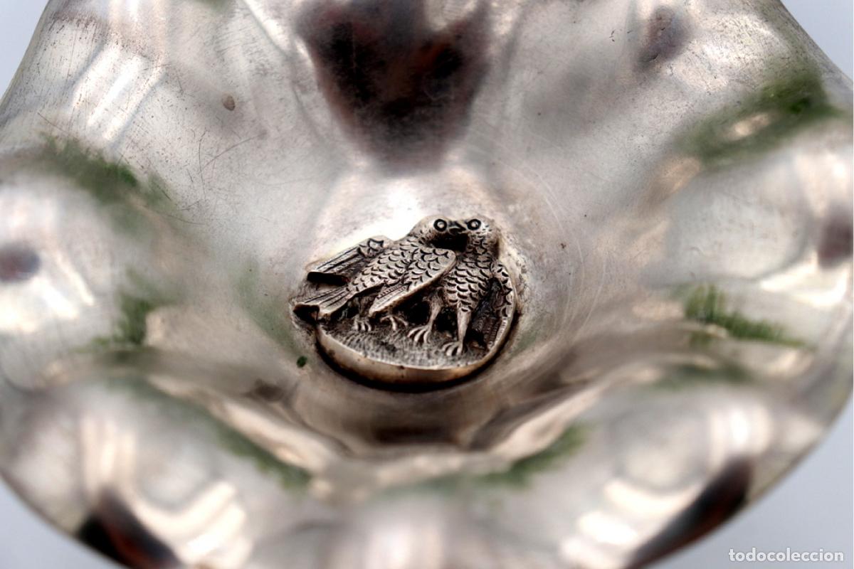 Antig&uuml;edades: Soporte para anillos de plata - Foto 6