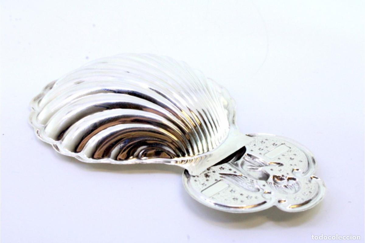 Antig&uuml;edades: Concha bautismal, en plata - Foto 5