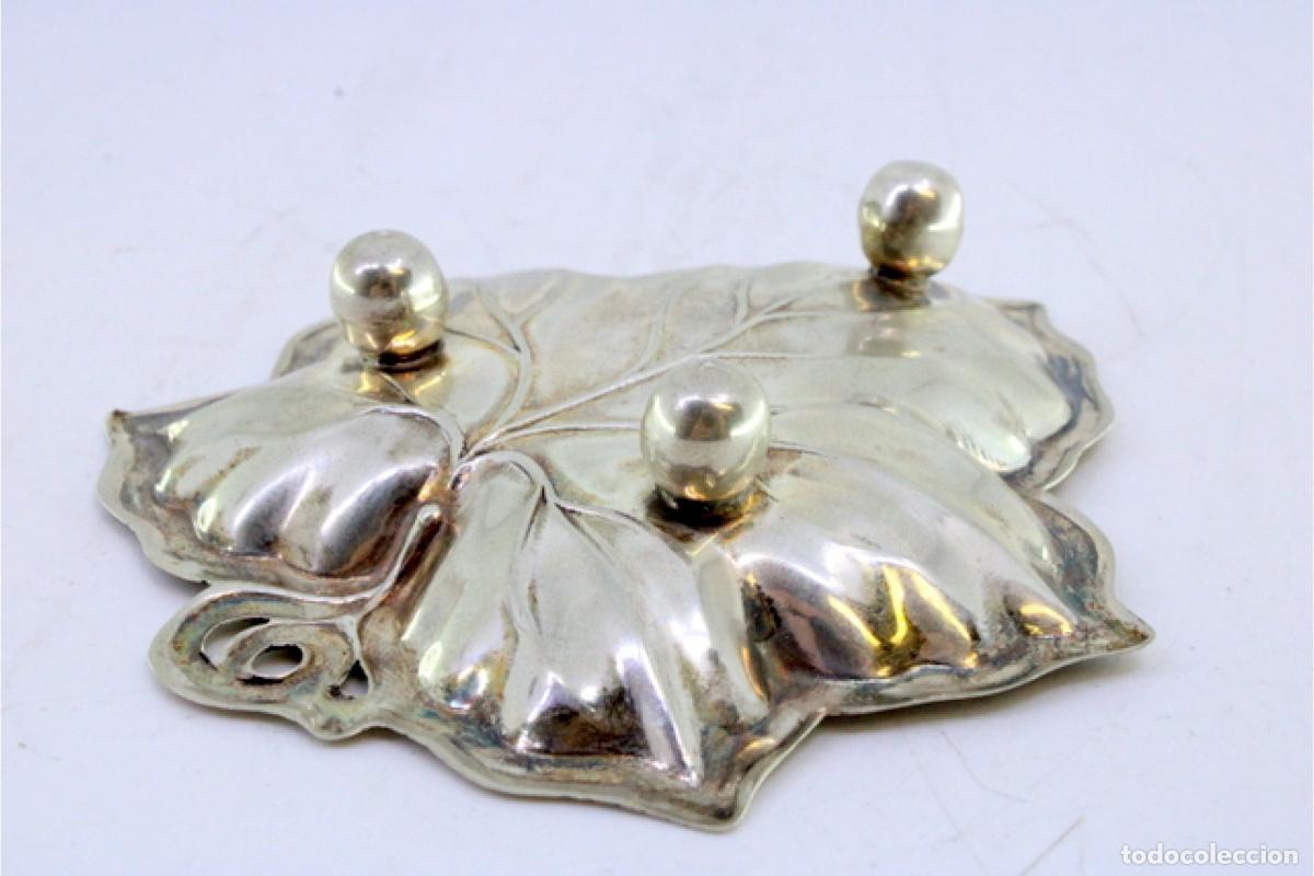 Antig&uuml;edades: Soporte para anillos de plata - Foto 5