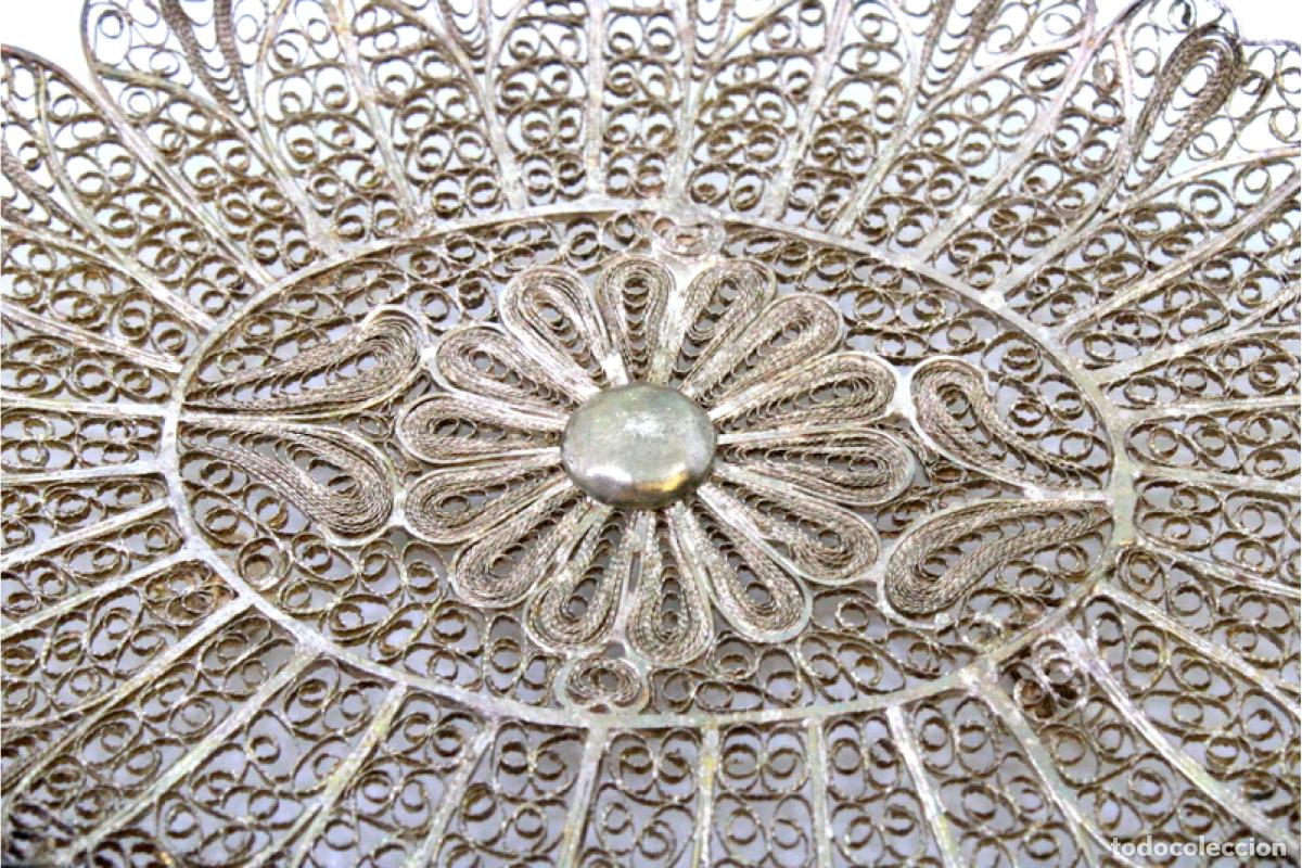Antig&uuml;edades: Soporte para anillos de plata - Foto 3