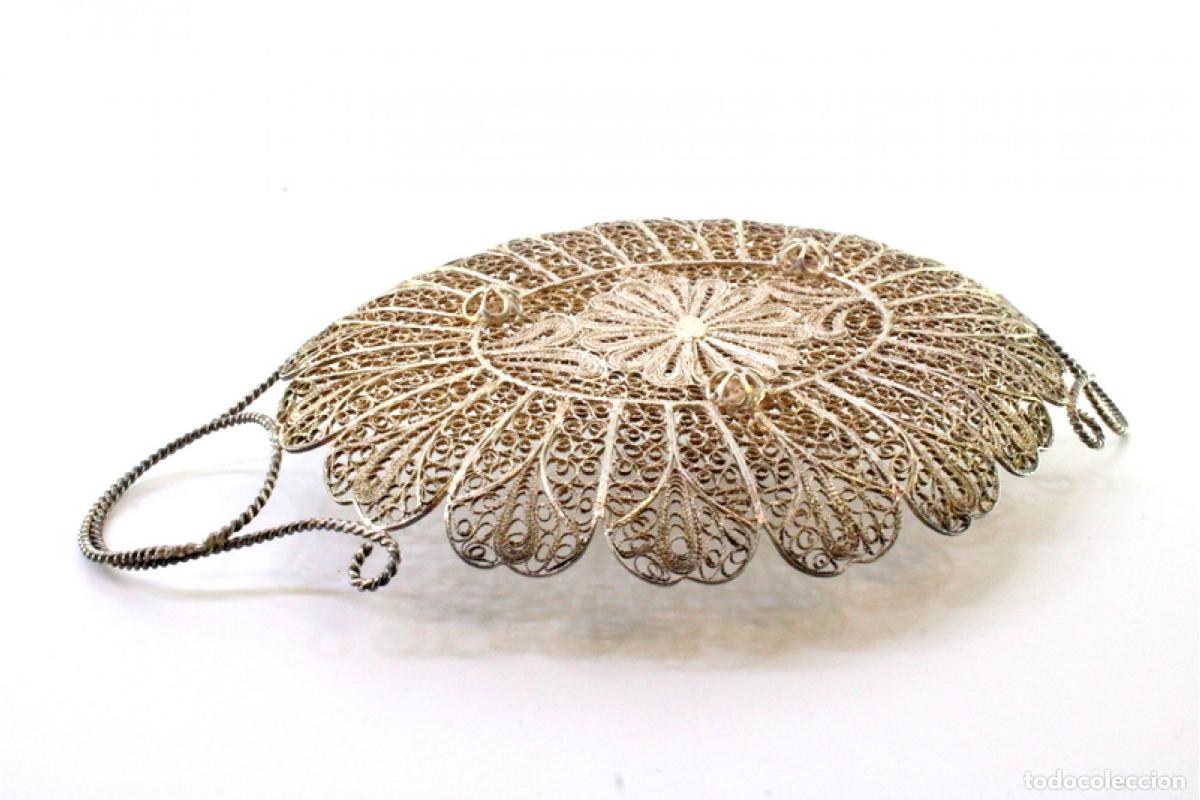 Antig&uuml;edades: Soporte para anillos de plata - Foto 5
