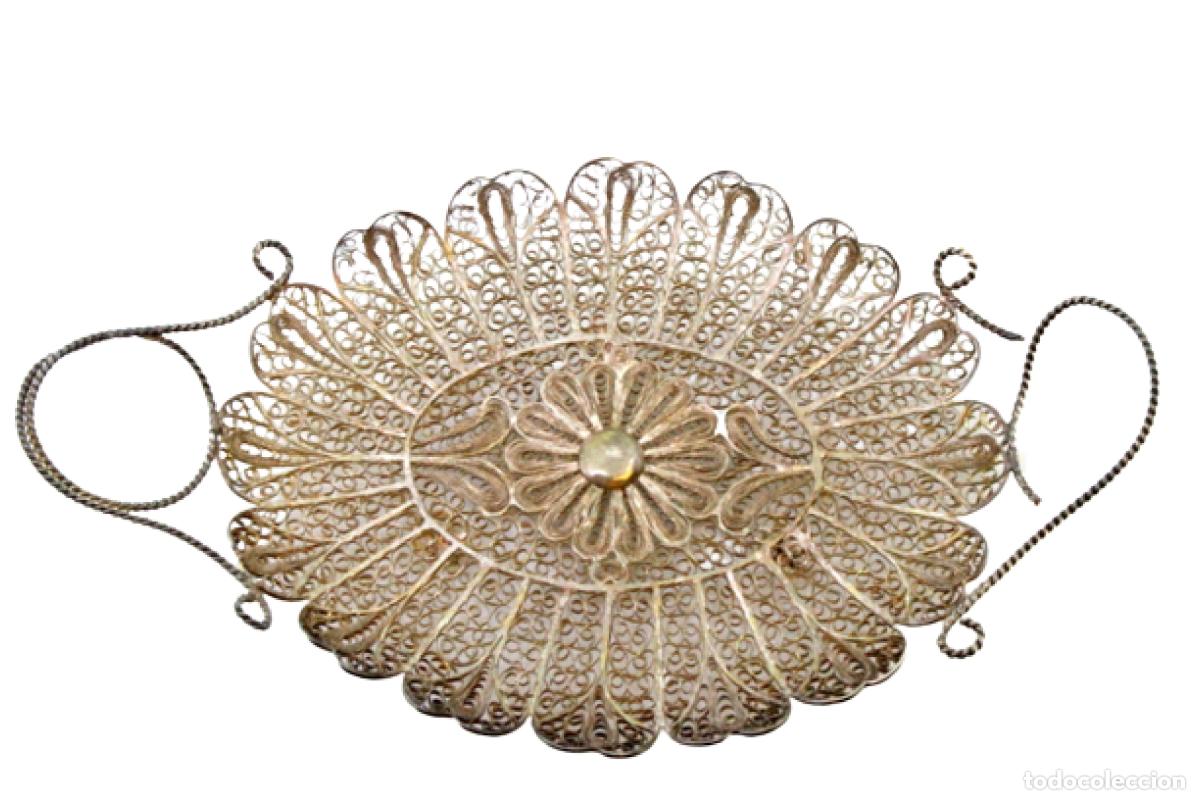Antig&uuml;edades: Soporte para anillos de plata - Foto 1