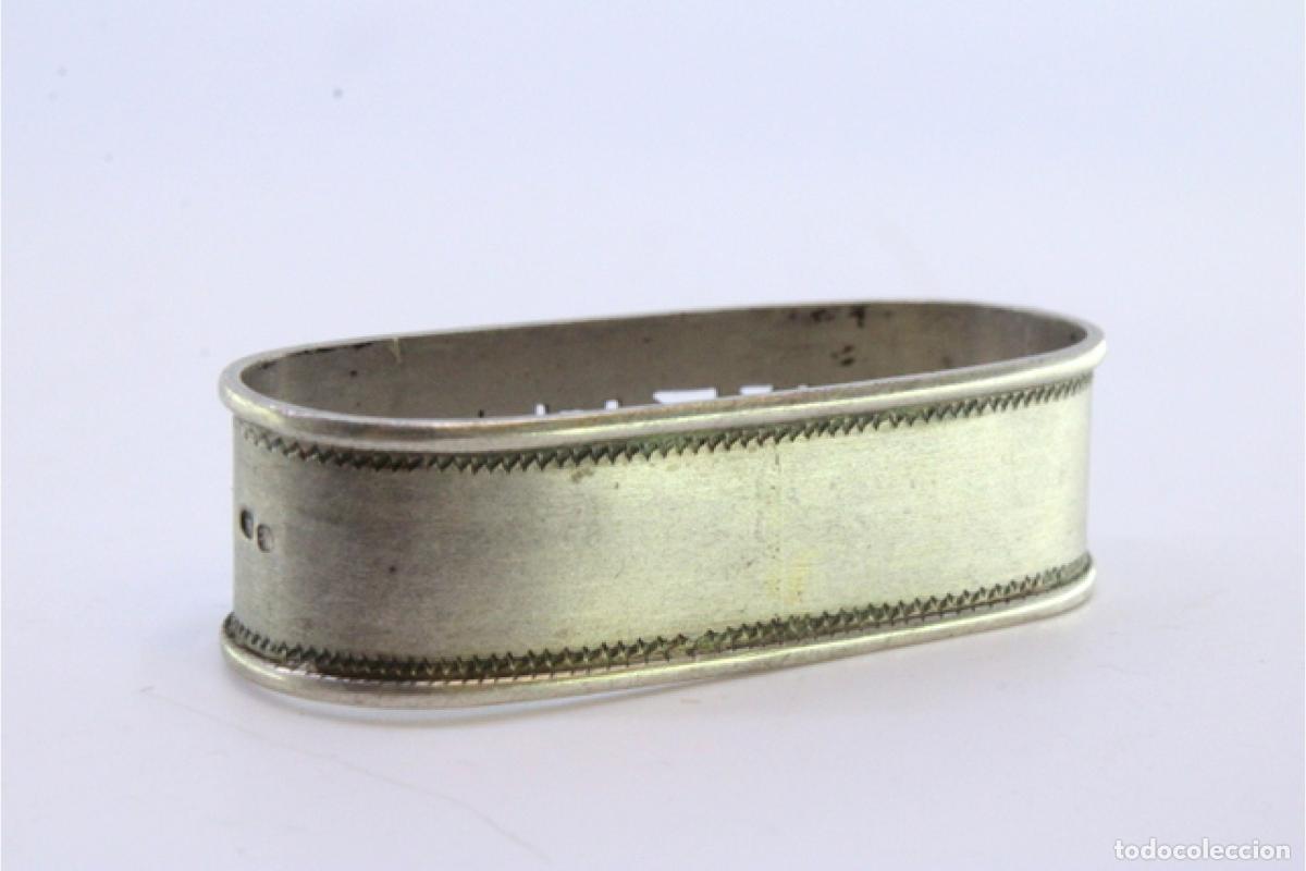 Antig&uuml;edades: Anillo para servilletas de plata - Foto 4