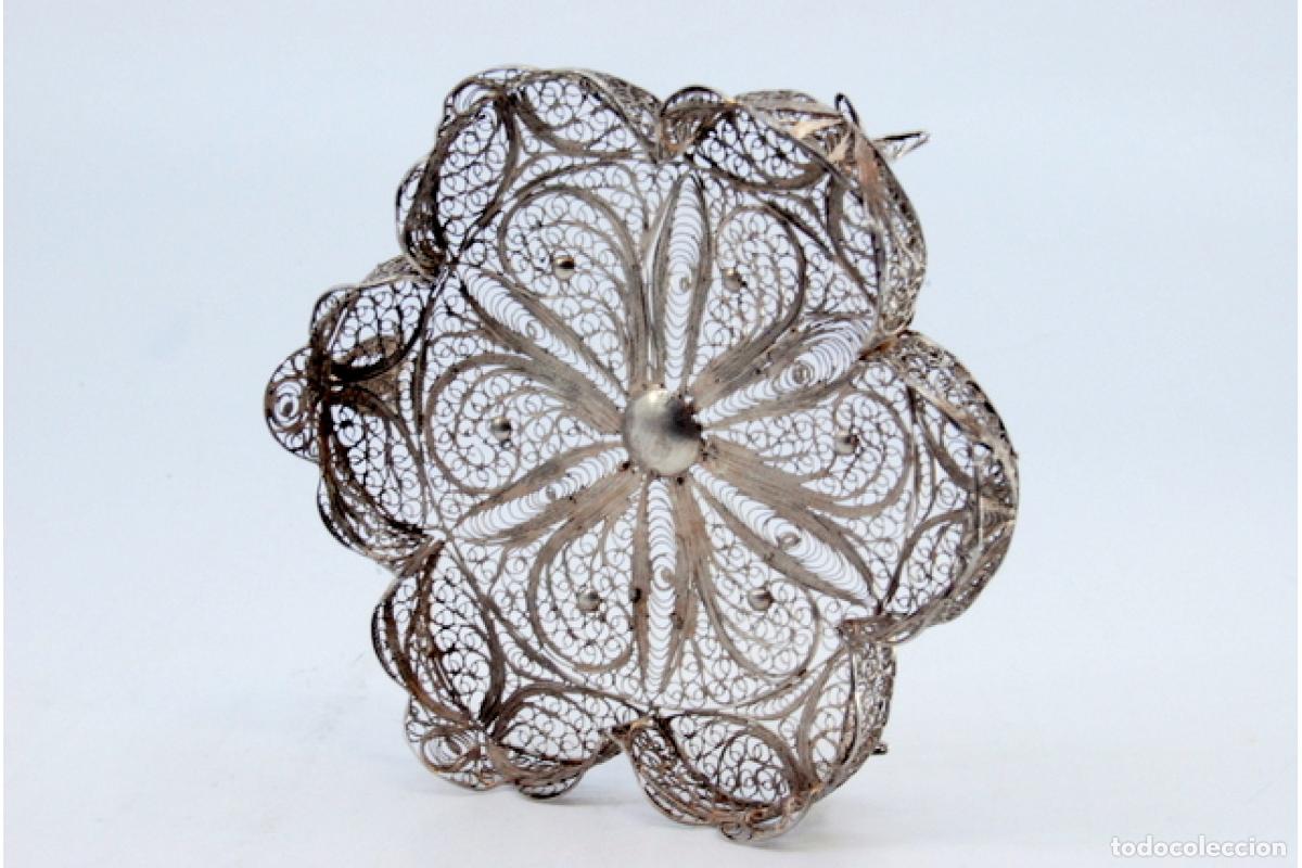 Antig&uuml;edades: Soporte para anillos de plata - Foto 5