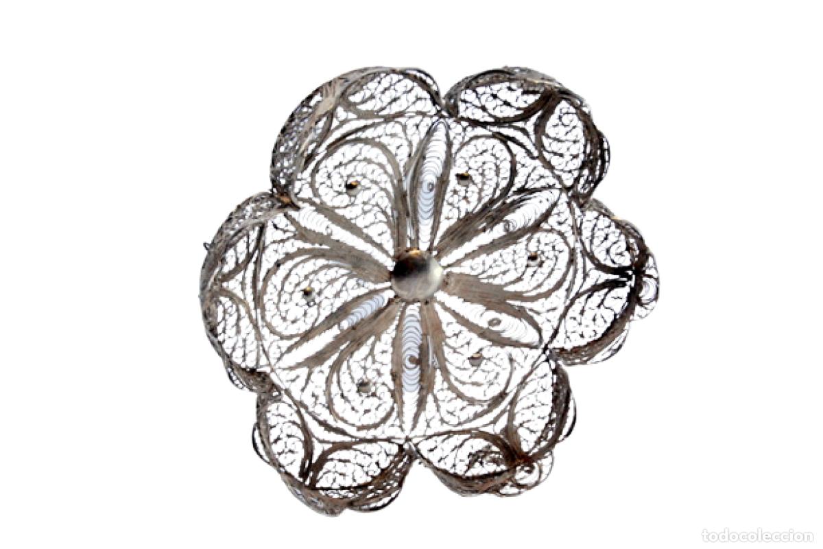 Antig&uuml;edades: Soporte para anillos de plata - Foto 1