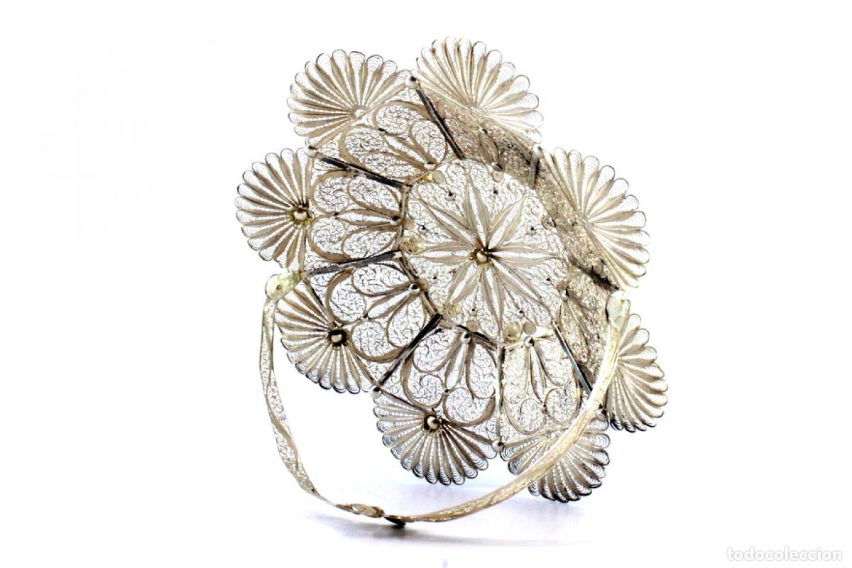 Antig&uuml;edades: Soporte para anillos de plata - Foto 3