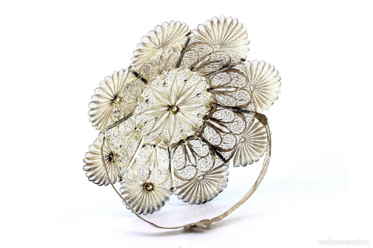 Antig&uuml;edades: Soporte para anillos de plata - Foto 4