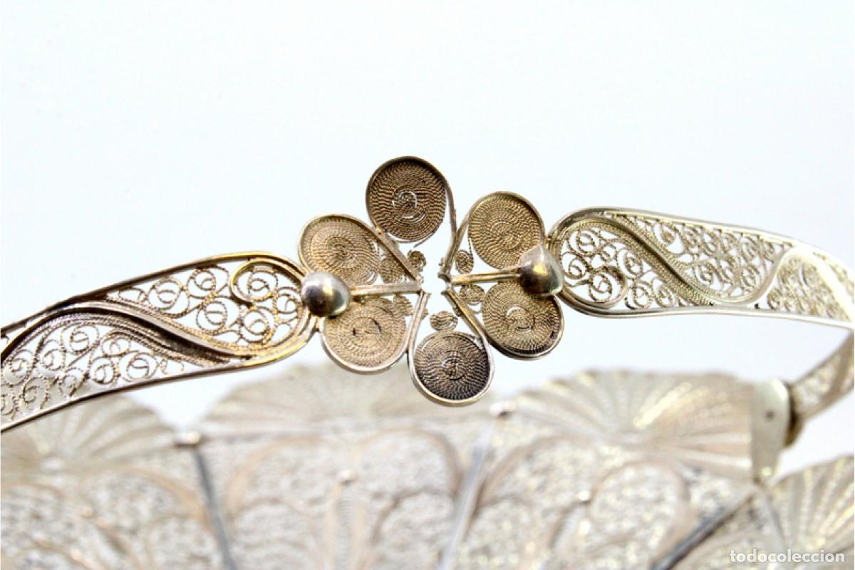 Antig&uuml;edades: Soporte para anillos de plata - Foto 5