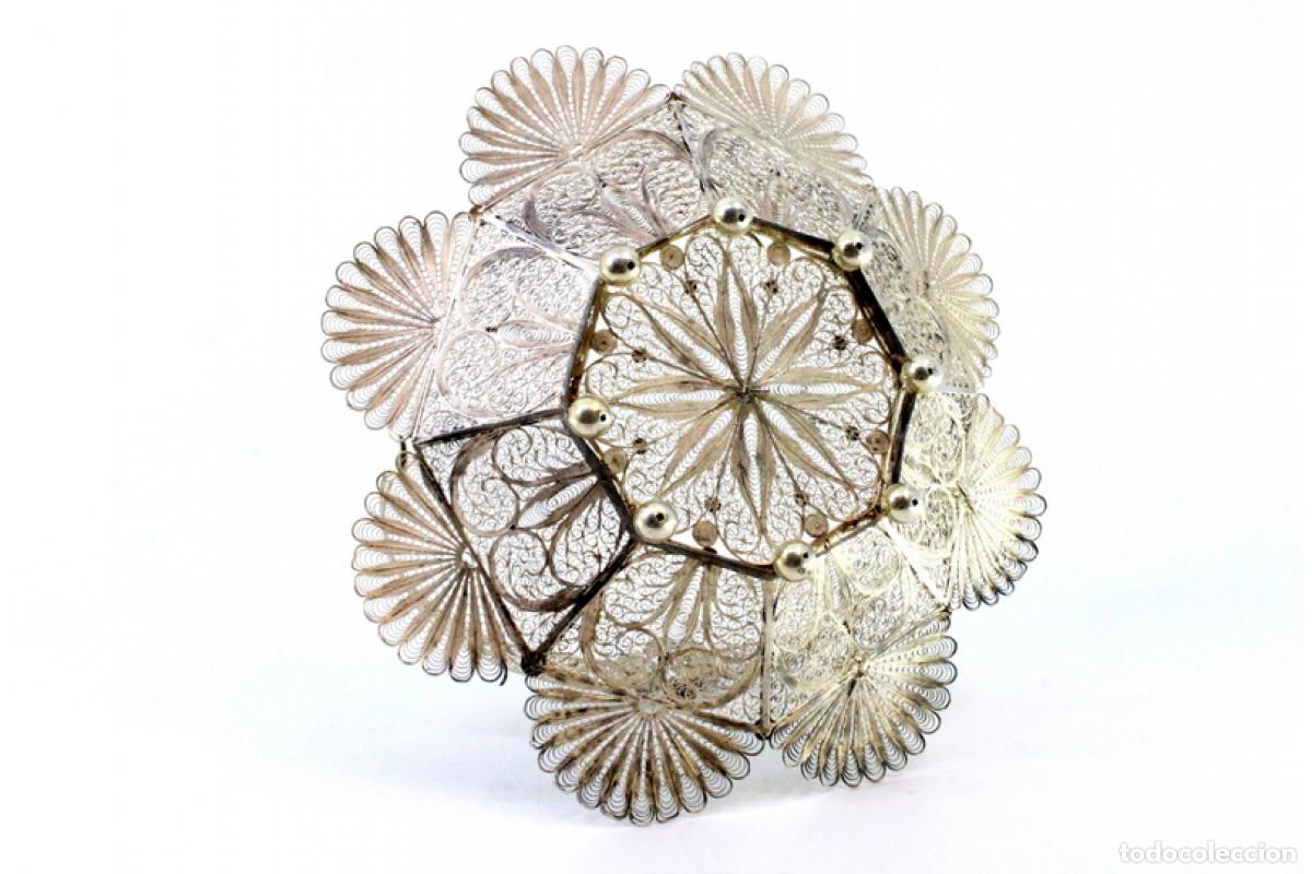 Antig&uuml;edades: Soporte para anillos de plata - Foto 7