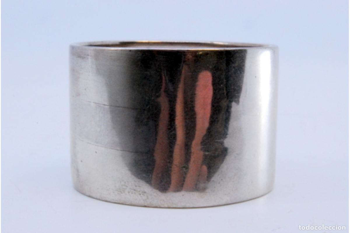 Antig&uuml;edades: Anillo para servilletas de plata - Foto 6
