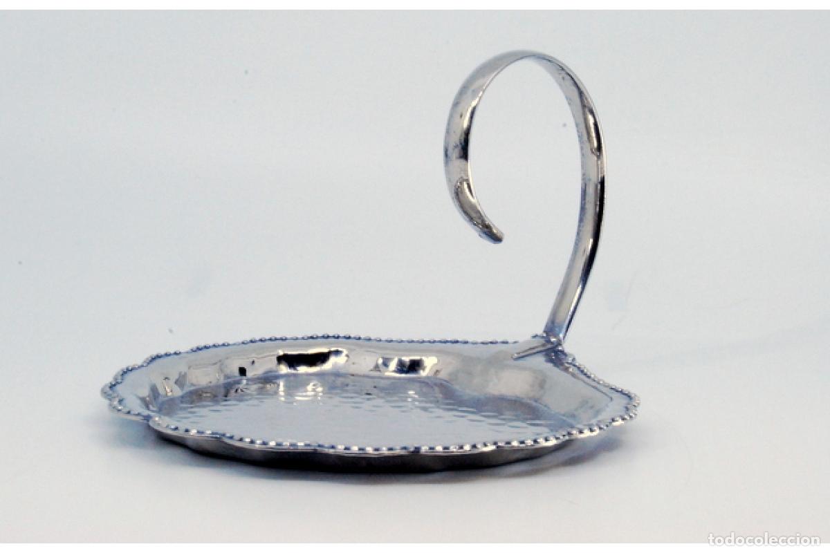 Antig&uuml;edades: Soporte para anillos de plata - Foto 2
