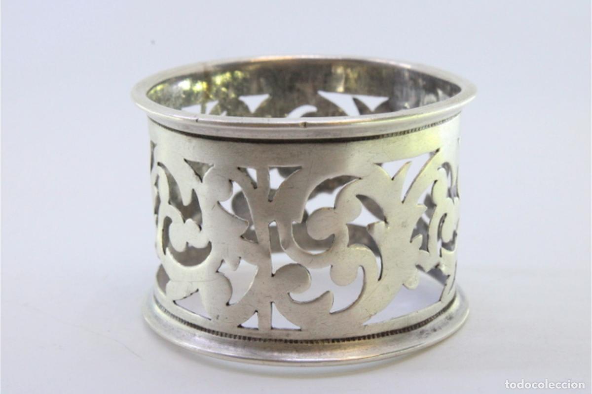 Antig&uuml;edades: Anillo para servilletas de plata - Foto 6