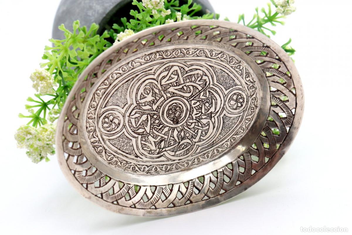 Antig&uuml;edades: Soporte para anillos de plata - Foto 1