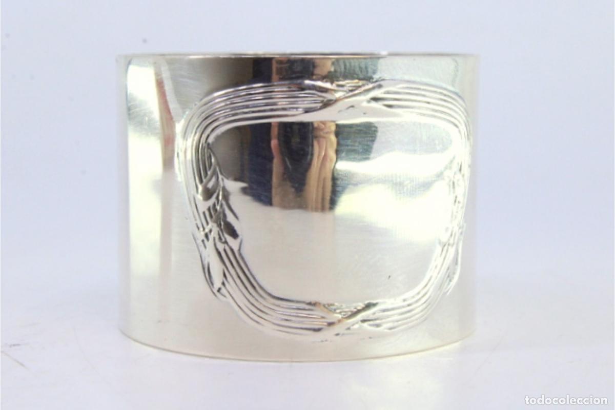 Antig&uuml;edades: Anillo para servilletas de plata - Foto 5