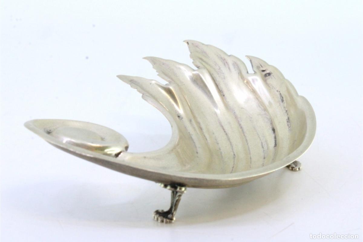 Antig&uuml;edades: Soporte para anillos de plata - Foto 2