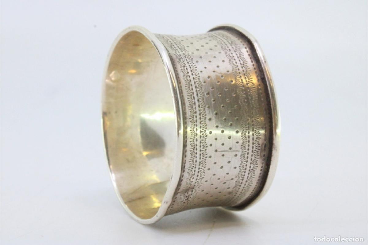 Antig&uuml;edades: Anillo para servilletas de plata - Foto 6