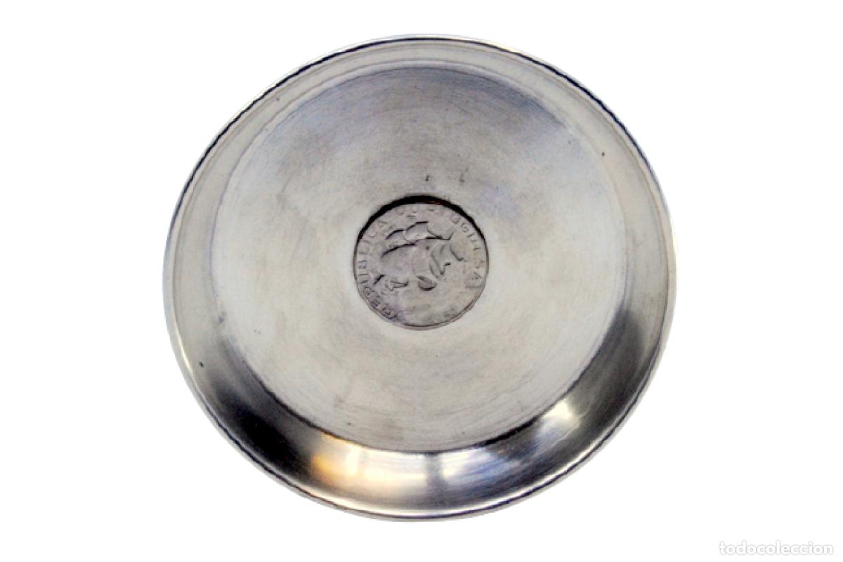 Antig&uuml;edades: Soporte para anillos de plata - Foto 1