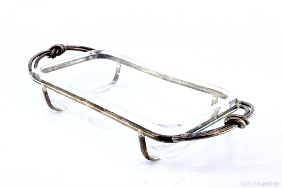 Antig&uuml;edades: Soporte para anillos de plata - Foto 3