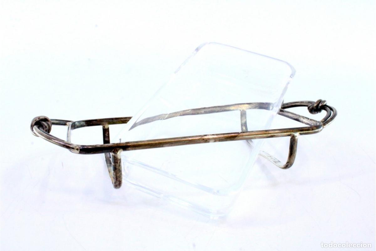 Antig&uuml;edades: Soporte para anillos de plata - Foto 4