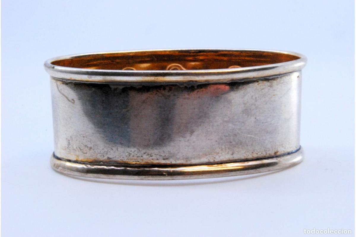 Antig&uuml;edades: Anillo para servilletas de plata - Foto 4
