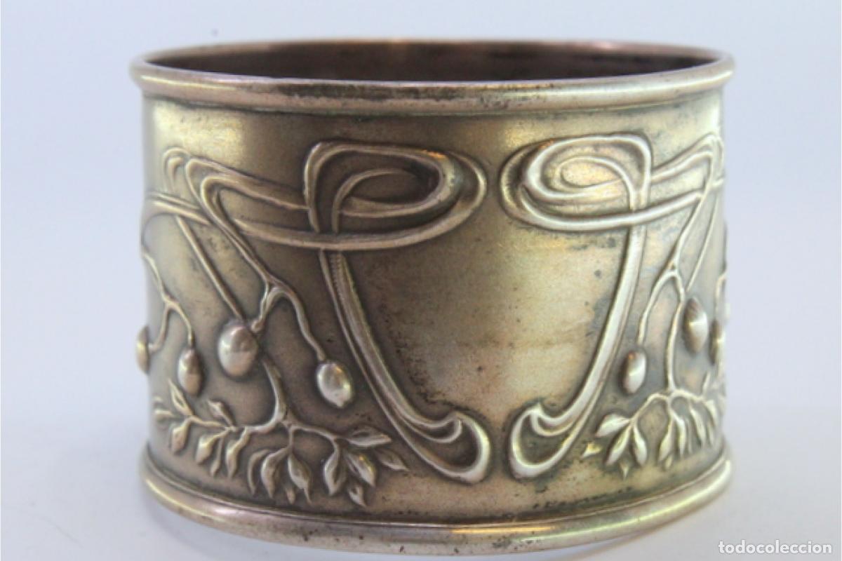 Antig&uuml;edades: Anillo para servilletas de plata - Foto 4