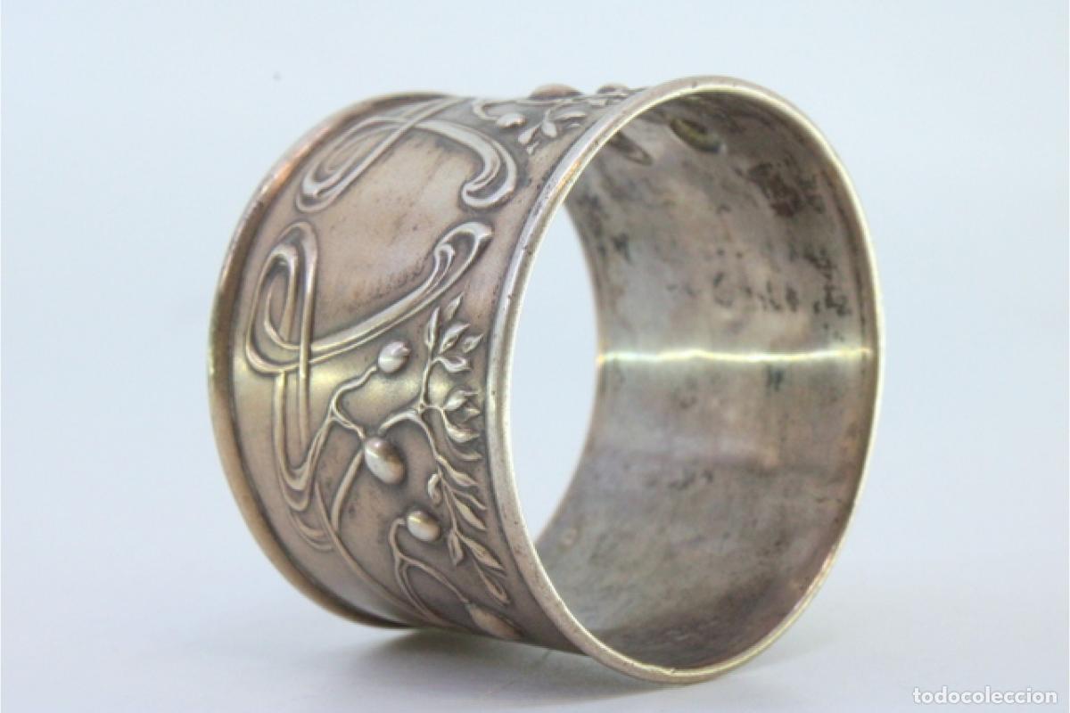 Antig&uuml;edades: Anillo para servilletas de plata - Foto 5