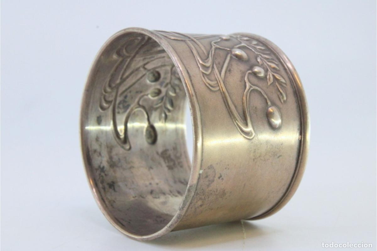 Antig&uuml;edades: Anillo para servilletas de plata - Foto 6