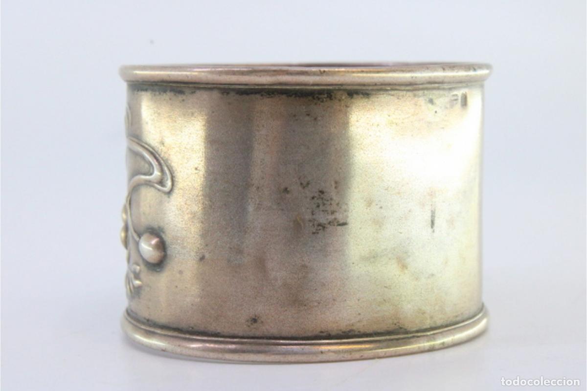 Antig&uuml;edades: Anillo para servilletas de plata - Foto 7