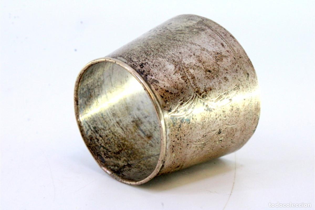 Antig&uuml;edades: Anillo para servilletas de plata - Foto 2