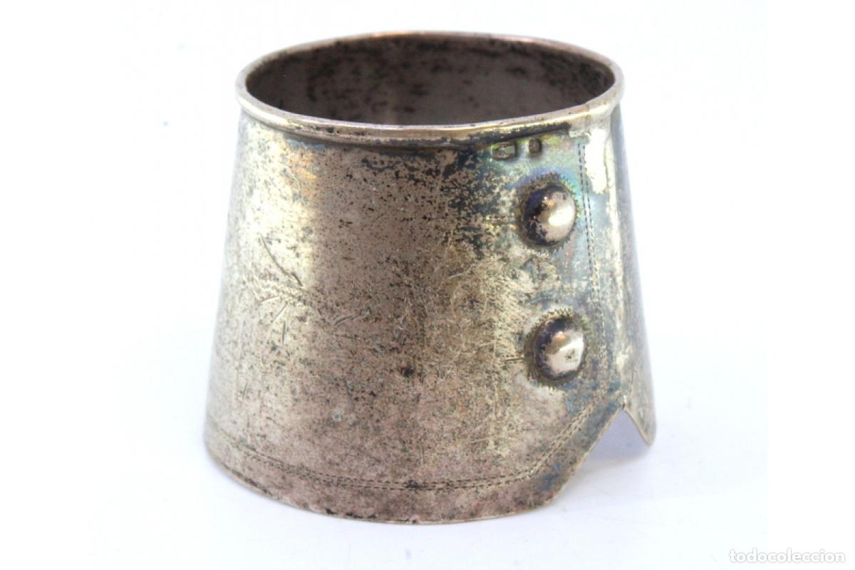 Antig&uuml;edades: Anillo para servilletas de plata - Foto 5