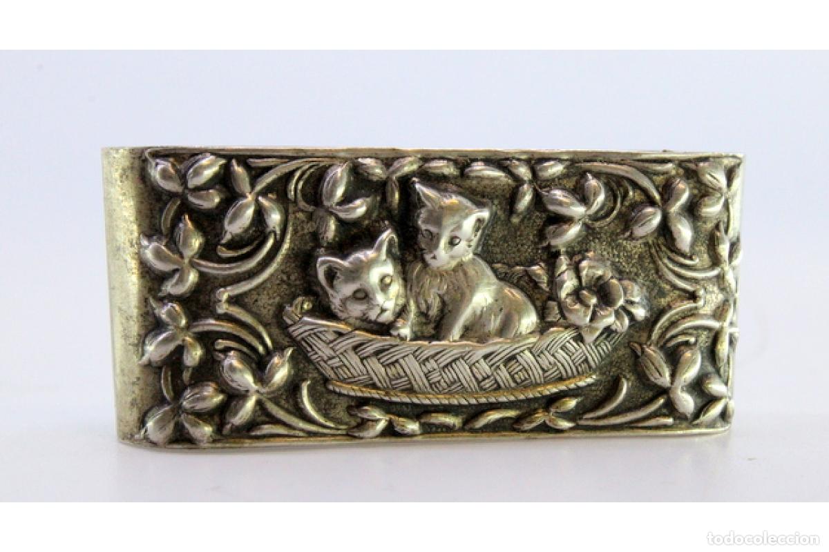 Antig&uuml;edades: Anillo para servilletas de plata - Foto 6