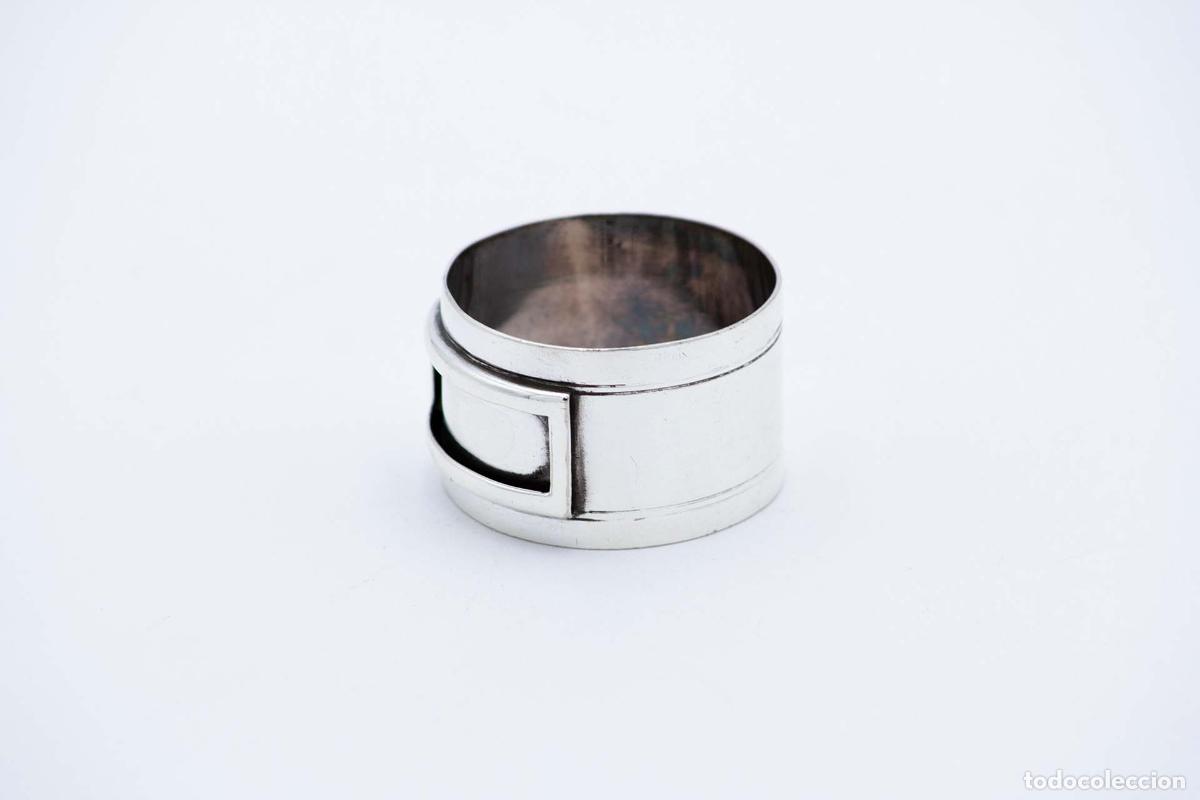 Antig&uuml;edades: Anillo para servilletas de plata - Foto 2