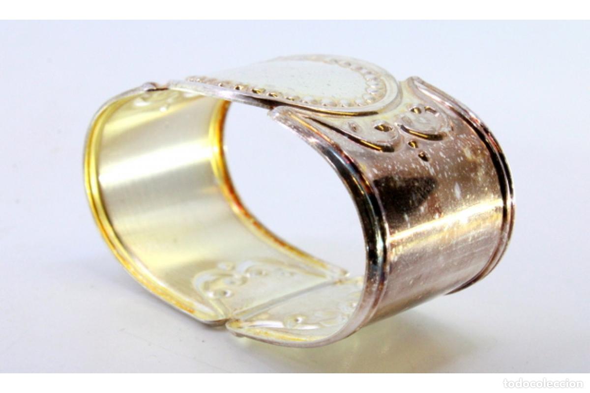 Antig&uuml;edades: Anillo para servilletas de plata - Foto 4