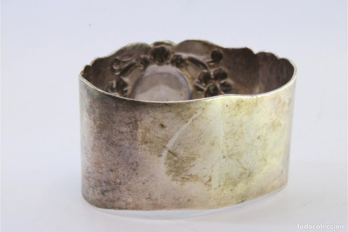 Antig&uuml;edades: Anillo para servilletas de plata - Foto 5