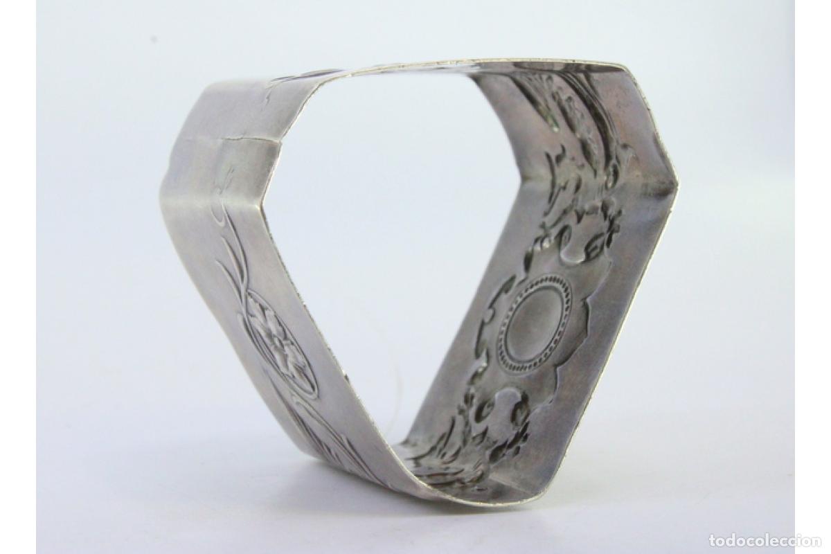 Antig&uuml;edades: Anillo para servilletas de plata - Foto 7