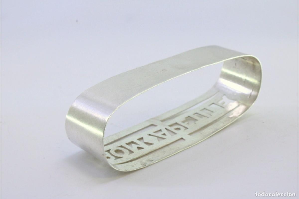 Antig&uuml;edades: Anillo para servilletas de plata - Foto 6