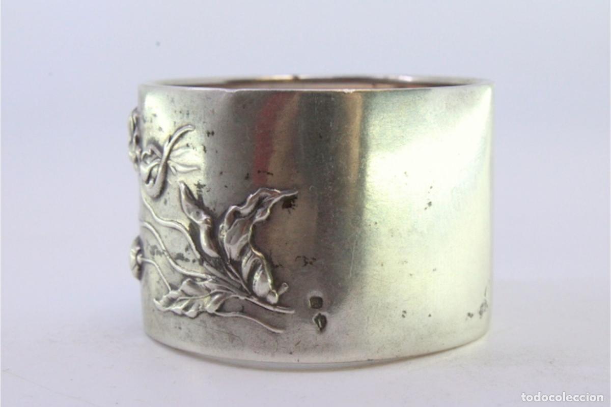 Antig&uuml;edades: Anillo para servilletas de plata - Foto 6