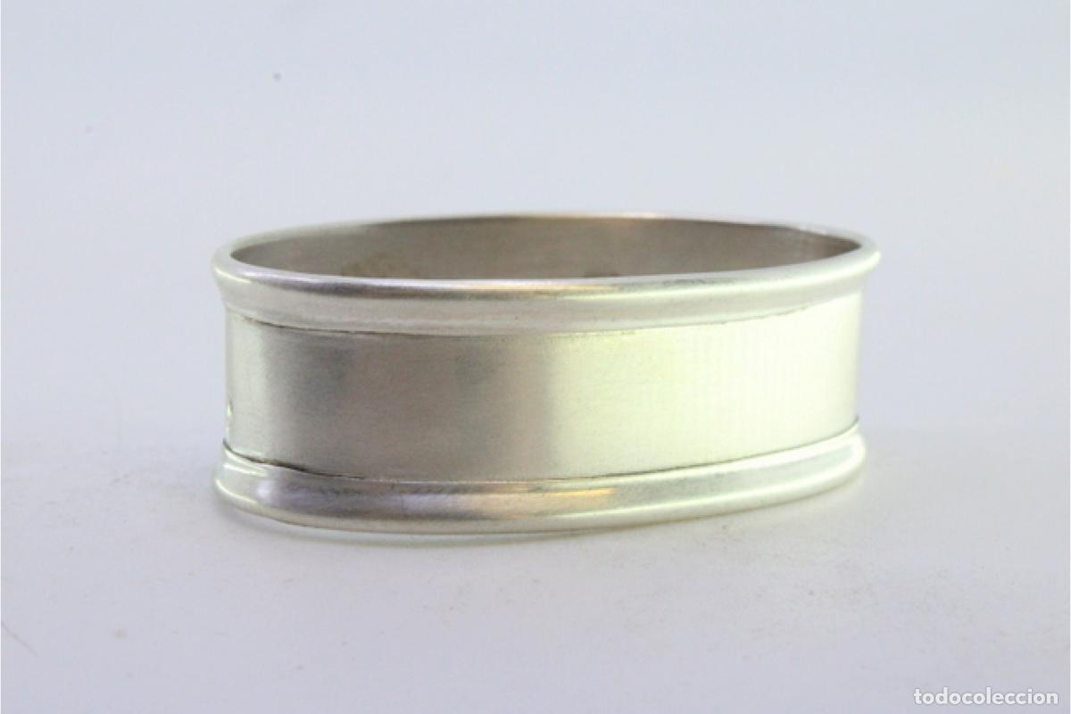 Antig&uuml;edades: Anillo para servilletas de plata - Foto 4