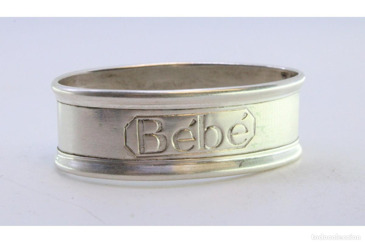 Antig&uuml;edades: Anillo para servilletas de plata - Foto 6